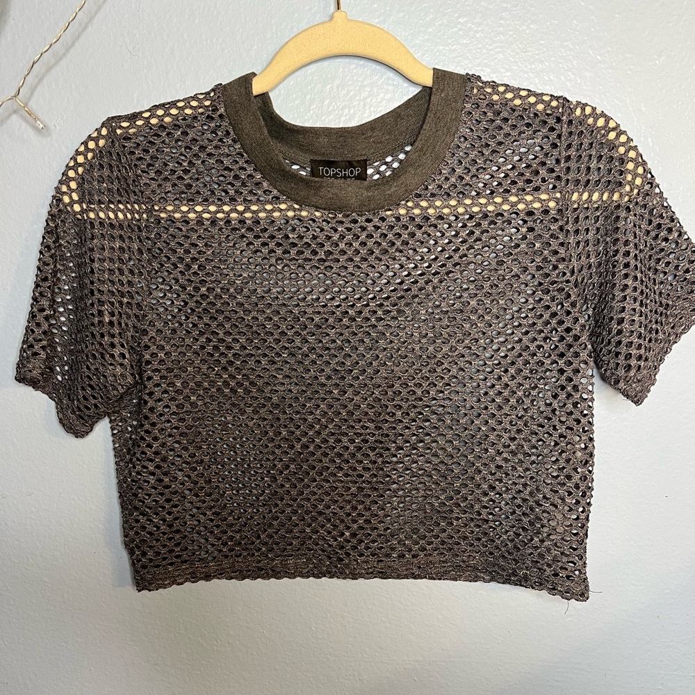 Top shop Netted shirt